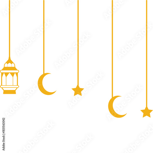Islamic Hanging Illustration