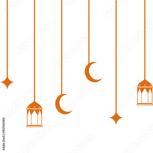 Islamic Hanging Illustration