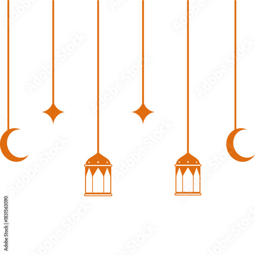 Islamic Hanging Illustration