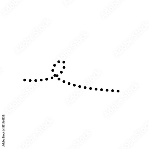 Simple bee trail line 