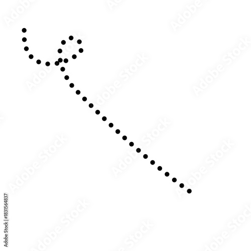 Simple bee trail line 