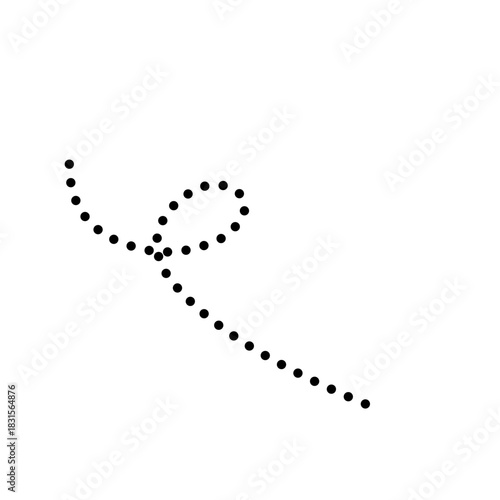 Simple bee trail line 