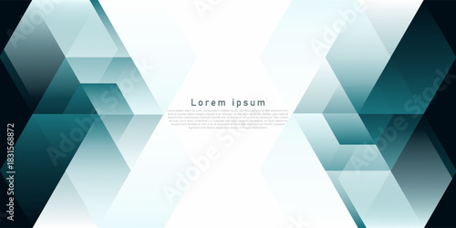 Abstract hexagon shape background. Modern futuristic geometric hexagonal elements. Graphic design. Science and technology concept. Suit for medical, health, banner, website, presentation, business
