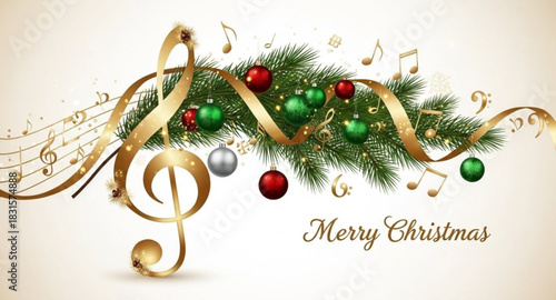 christmas tree with baubles