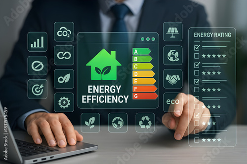 Analyze energy efficiency ratings with modern technology for sustainable homes and eco friendly investment opportunities in a digital future now