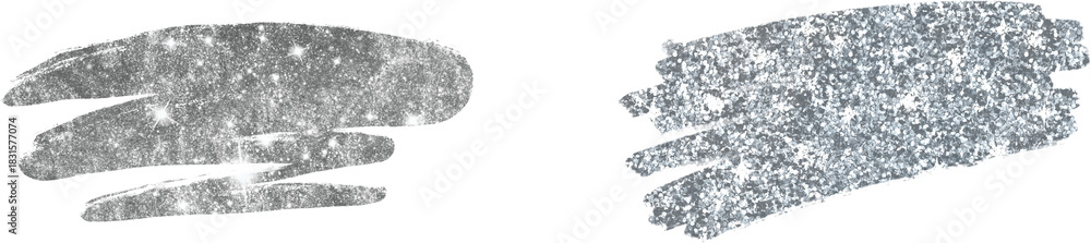 Obraz premium Glitter Splash On White Transparent Background 