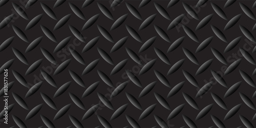 Black steel floor for abstract background. vector ilustration eps 10