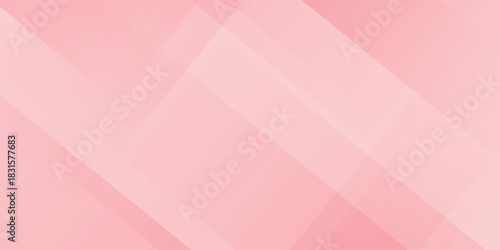A soft pink abstract background featuring subtle overlapping diagonal geometric shapes and translucent layers.