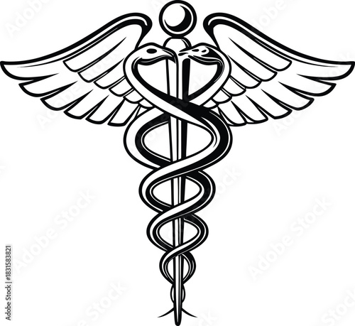 caduceus medical symbol