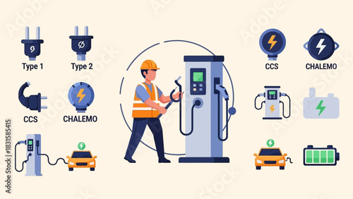 Electric Vehicle Charging Solutions Connectors, Stations, and Batteries for Sustainable Transport