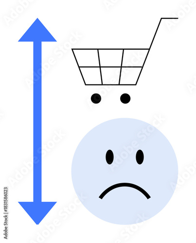 Price hikes concept. Price hikes impacting consumer sentiment and affordability. Price hikes inflation, economic stress, and rising costs. Ideal for business, economy, retail, inflation analysis