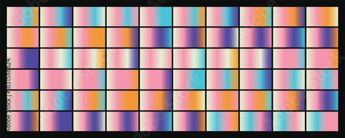 Gradient Blocks: Pink, Blue, Orange Hues, Soft Blurs, Smooth Transitions, Decorative Use, a Colorful Backdrop, a Dynamic Design, and Unique Texture for Graphic Design