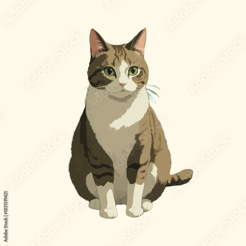 Cute young British Shorthair kitten and black domestic feline pets isolated on white background