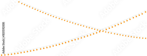 Golden Wedding Lights Drift Above the Table, Casting a Soft Romantic Glow Across the Venue