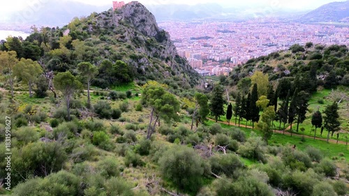 View from Monte Pelligrino on Palermo