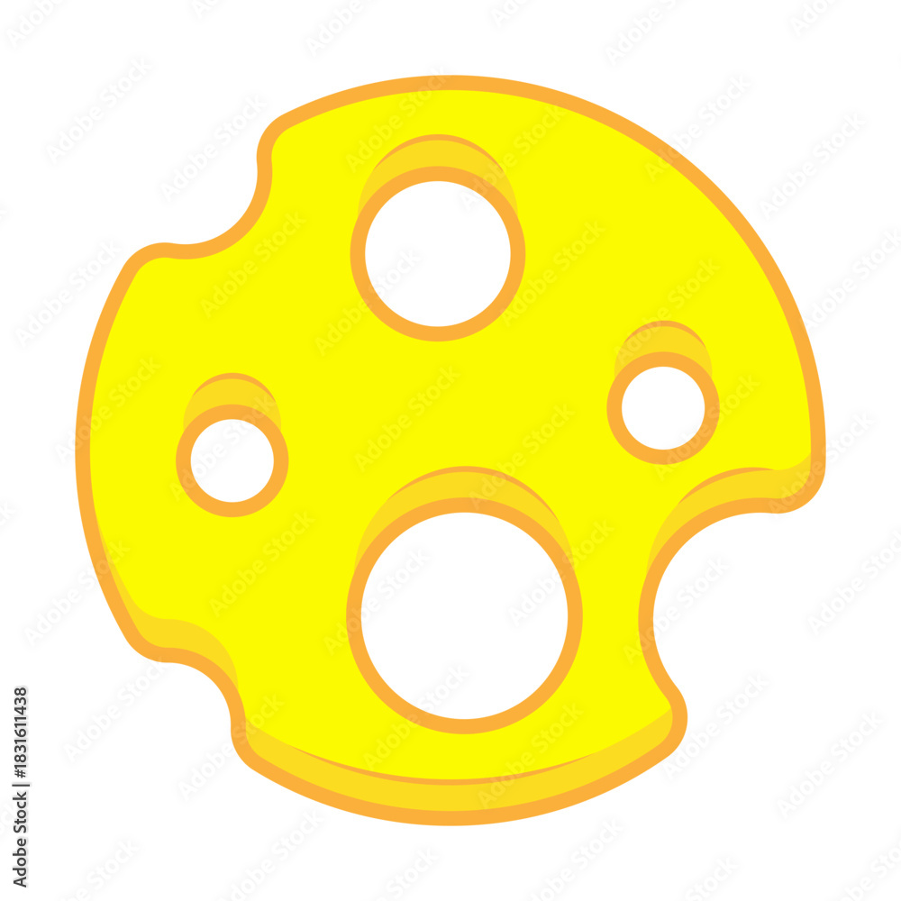 Fototapeta premium Cheese Illustration