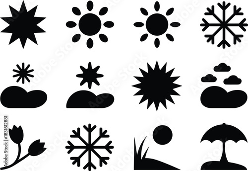 Weather icons collection