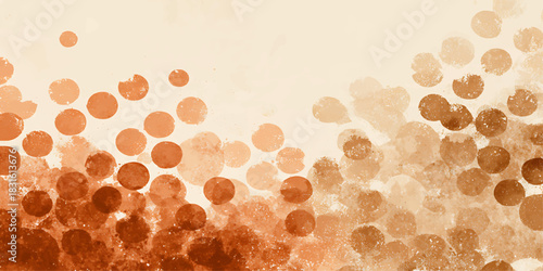 Macro closeup of textured brown stone wall with a light yellow sugar pattern and an old paper background design