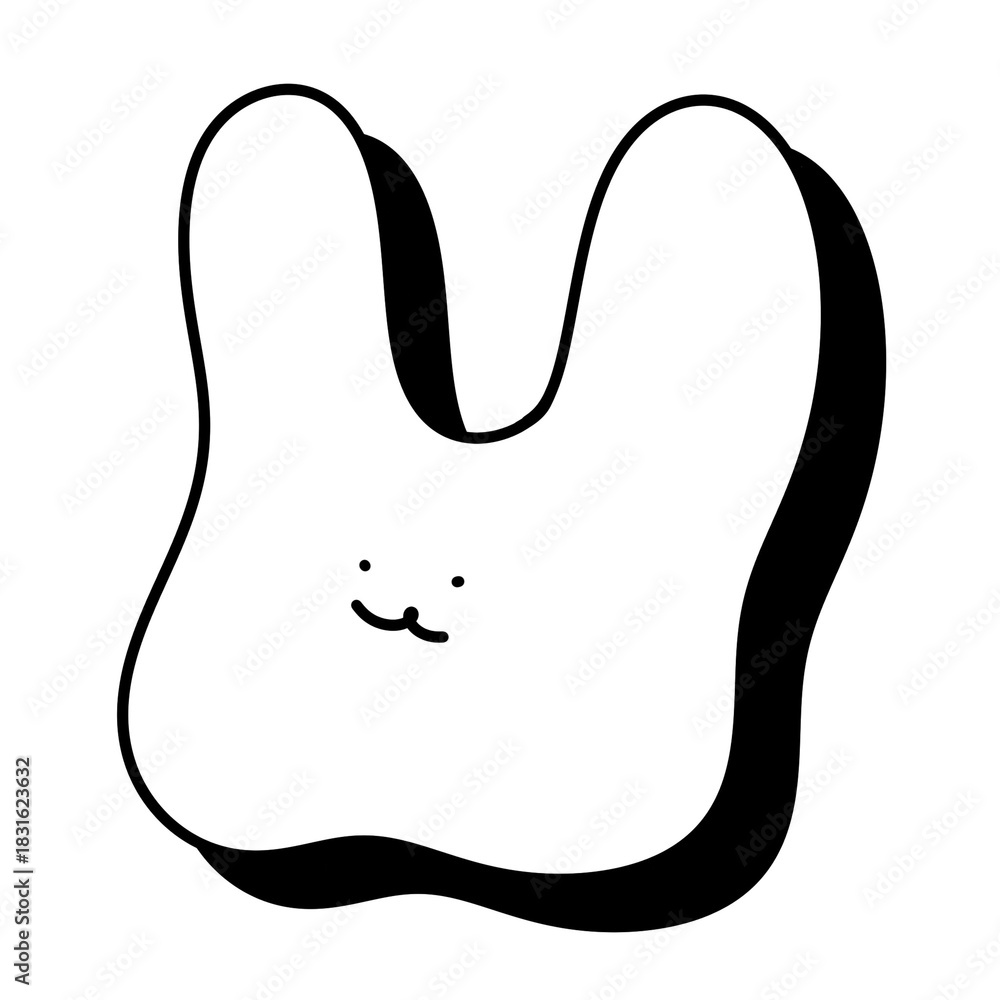 Obraz premium cute cartoon. doodle. drawing. pen. black. face. cute face. emoji. smile. line. doodle. line art. drawing. out line. sketches. cartoon. smile face. character.