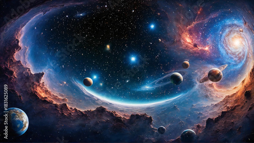 Fototapeta Naklejka Na Ścianę i Meble -  earth in space