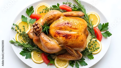 grilled chicken with vegetables
