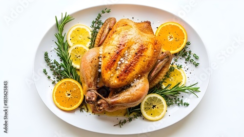 grilled chicken with vegetables