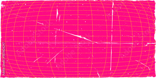 3D wireframe perspective grid room template design vector illustration background. Empty three dimensional virtual room perspective wireframe grid geometric sketch. Cyber virtual line interior frame