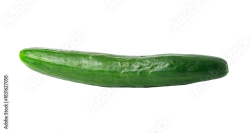 Fresh cucumber on transparent png