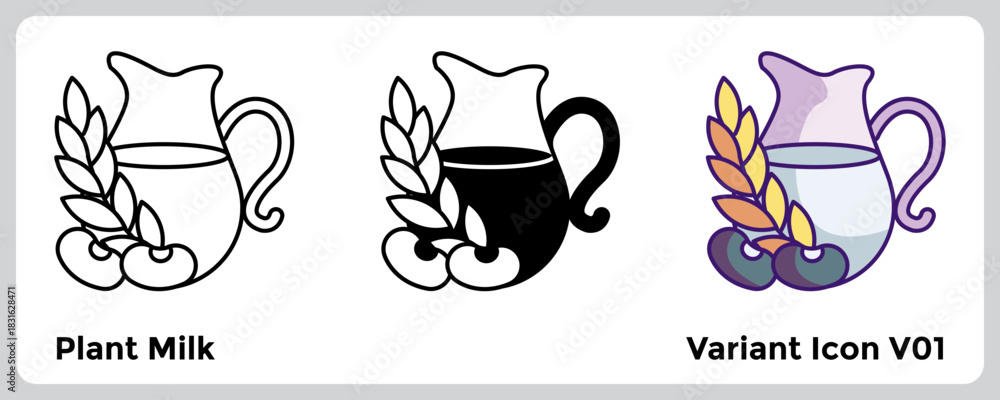 Obraz premium Plant Milk