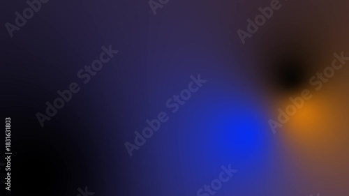 Vibrant Abstract Motion Graphics: Dynamic Blue, Orange, Black Background for Presentations and Creative Projects