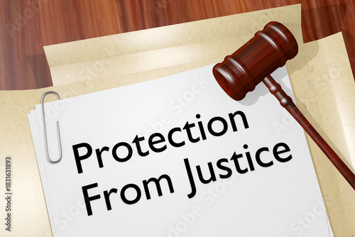 Protection From Justice concept