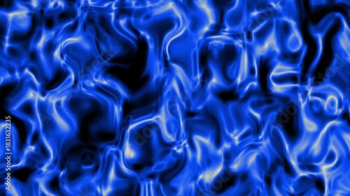 Dynamic Blue Water Motion Video: Shimmering, Vibrant, Fluid Background