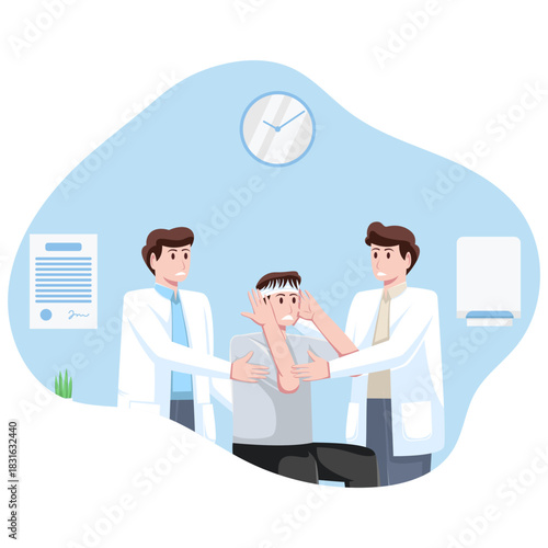 Medical Examination with Healthcare Professionals