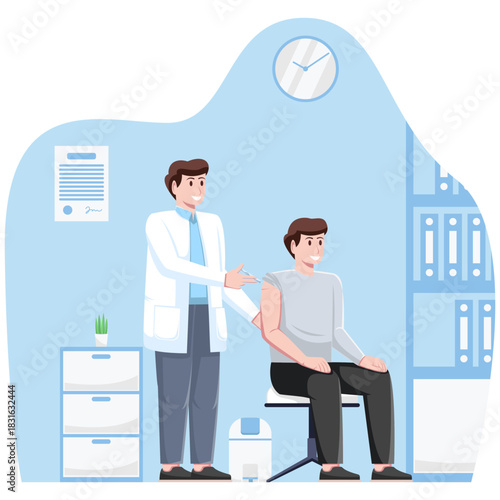 Medical Examination with Healthcare Professionals