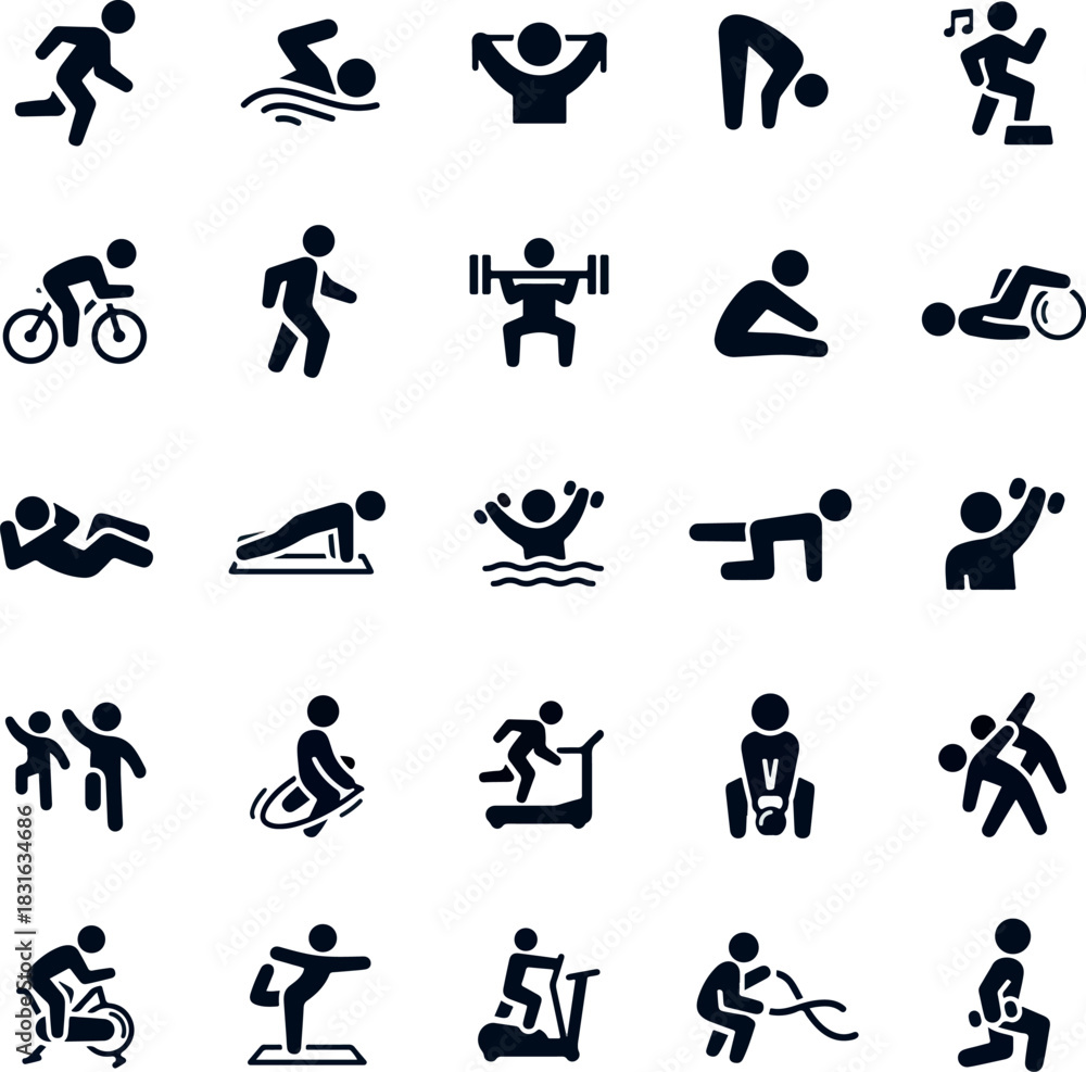 Obraz premium Fitness icon