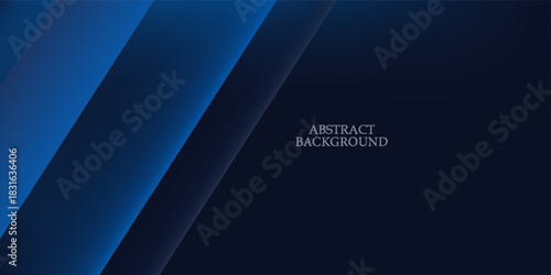 Dark blue modern business abstract background. Vector illustration design for presentation, banner, cover, web, flyer, card, poster, wallpaper, texture, slide, magazine, and powerpoint