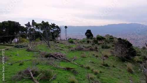 View from Monte Pelligrino on Palermo 