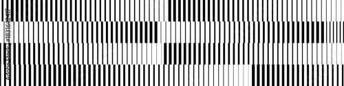 Repeating fading black white parallel lines vector backdrop. Doppler effect wallpapper. Gradient striped halftone texture background. Gradation lines pattern 10 eps