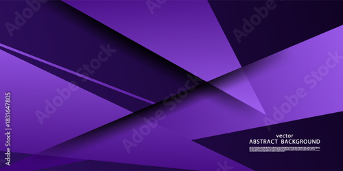 Purple abstract background with shadows and simple square lines. Perfect for posters, flyers, e-sports, and more. Vector eps10