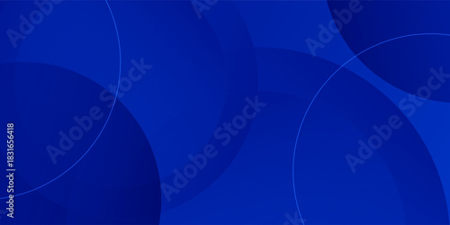 Blue abstract background. blue gradient vanishing circles. Vector abstract modern graphic design