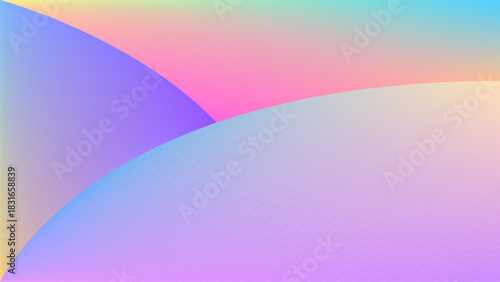 ILLUSTRATION ABSTRACT BACKGROUND WITH HANDDRAWN ORAGNIC SHAPES ELEGANT GRADIENT RAINBOW SMOOTH COLORFUL DESIGN VECTOR TEMPLATE GOOD FOR MODERN WEBSITE, WALLPAPER, COVER DESIGN 