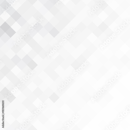 Gray pixel background, pattern, hexagon wallpaper. Vector illustration.