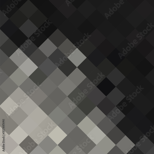 Black pixel background. Design element. Geometric image. eps 10