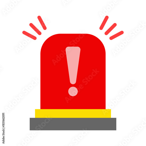 siren icon vector design template simple and modern