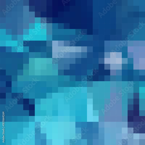 Abstract vector background. Sample. Blue pixel. eps 10