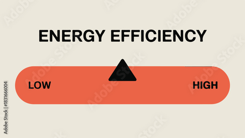 Energy efficiency level indicator