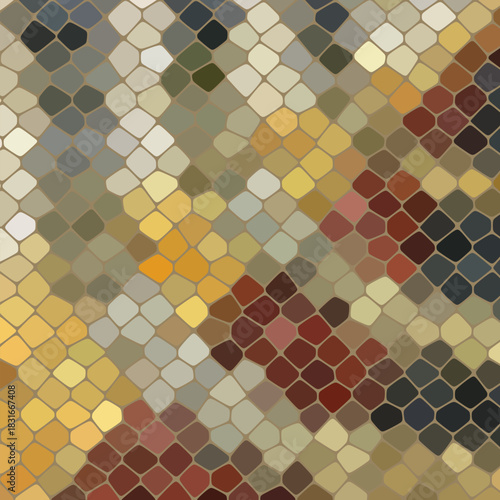 Colored pebbles vector image. abstract illustration. eps 10