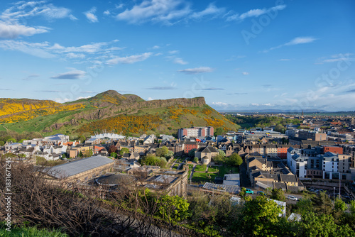 City of Edinburgh Cityscape in Scotland