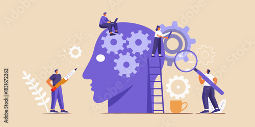 Teamwork and collaboration to solve problems and improve mental health