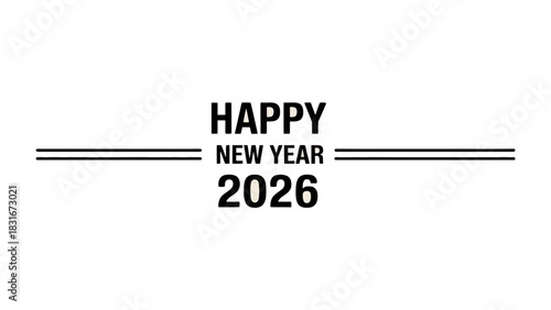 New Year 2026 Wishes: A clean and simple message extending warm wishes for the upcoming year, a hopeful outlook for the next chapter.